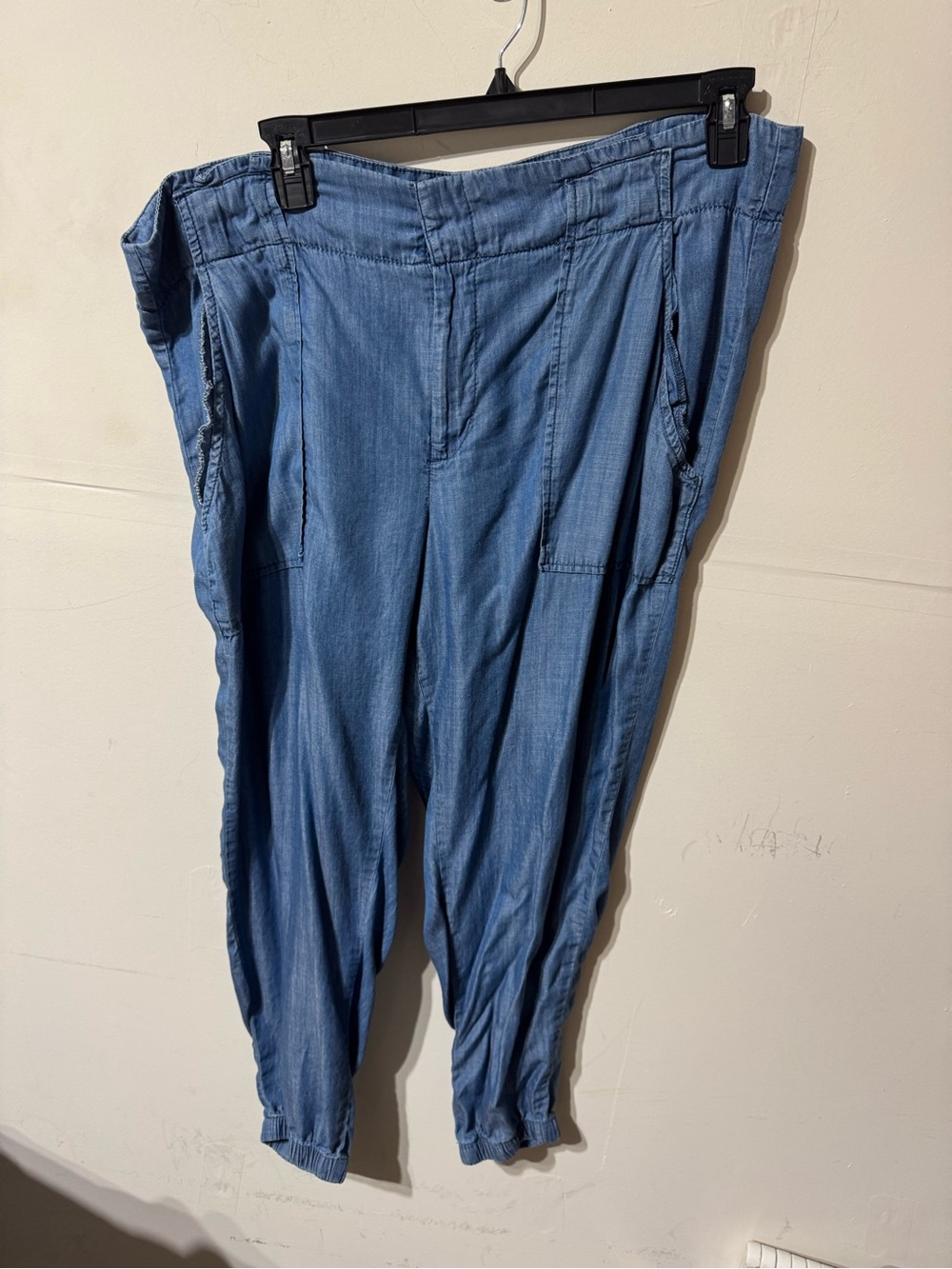 Denim Jogger Pants